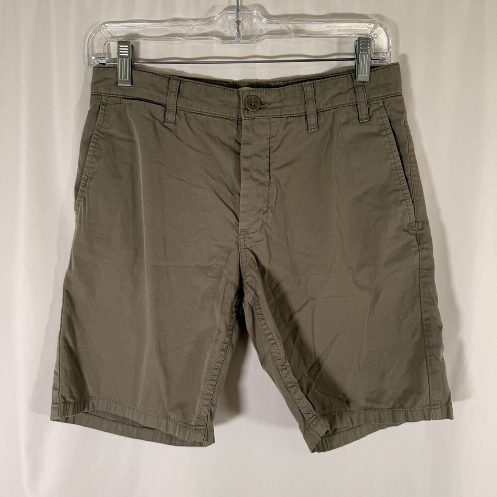 Norse Projects Shorts Men's 28 Green Chino Regular 8" Inseam 100% Cotton